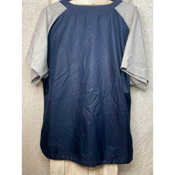 Adidas Jacket Warm Up Jacket Blue & Gray Bungee Cord Men’s Size Large - Picture 4 of 5